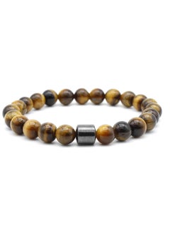 RATSAW 3 Pack Tiger Eye Stone Bracelets 8MM Natural Stones Beads Bracelets for Men Women Girls Jewelry  - Image 5