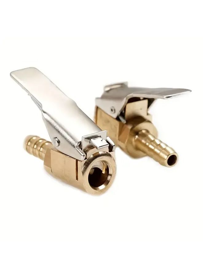 1pc Durable Copper Tire Inflator Valve Quick Clip Chuck Tail Plug for Car Vehicle Maintenance - Image 1
