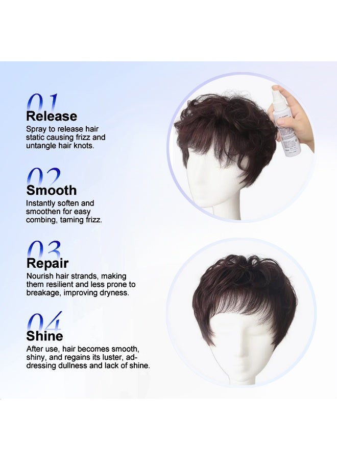 WodeMate Wig Maintenance Liquid-Revitalizes & Refreshes, Smooth and Anti-Frizz, Hydrates & Moisturizes, Cleans and Extends the Life of Your Wig 100ml - Image 5