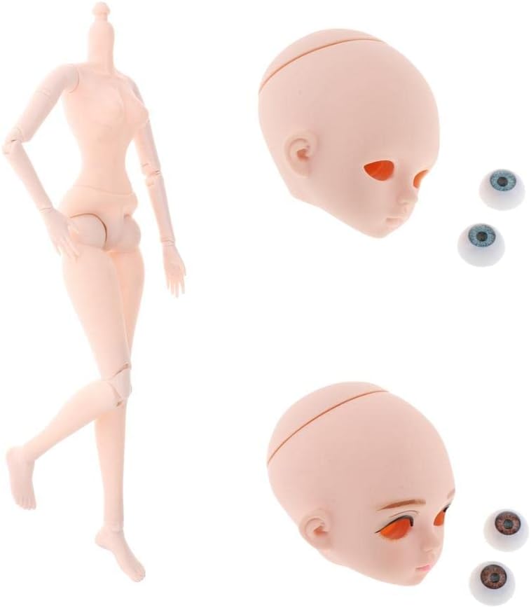 klarako دمية أنثوية بلاستيكية 21 مفصل مرن عاري 1/3 BJD بطول 60 سم دمى مفصلية أجزاء DIY ألعاب - Image 1