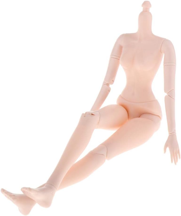 klarako دمية أنثوية بلاستيكية 21 مفصل مرن عاري 1/3 BJD بطول 60 سم دمى مفصلية أجزاء DIY ألعاب - Image 2