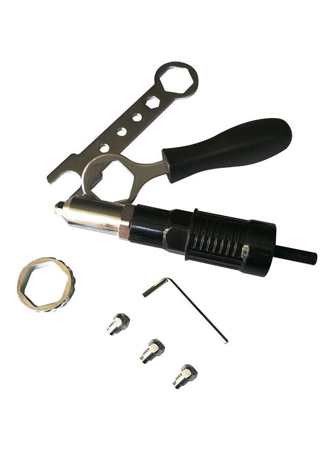 NIBEMINENT Electric Rivet Nut Machine Accessories Black/grey 19 x 6 4centimeter