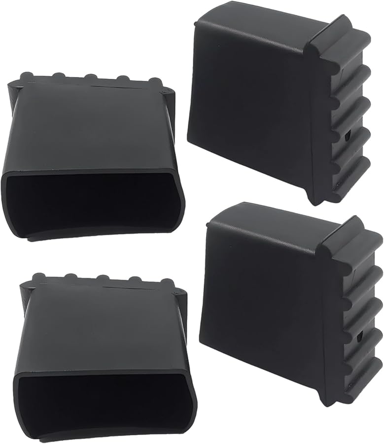 Rubber Anti Slip Ladder Feet Protectors 4 Pcs 50 X 25 Mm Replacement Set - Image 2