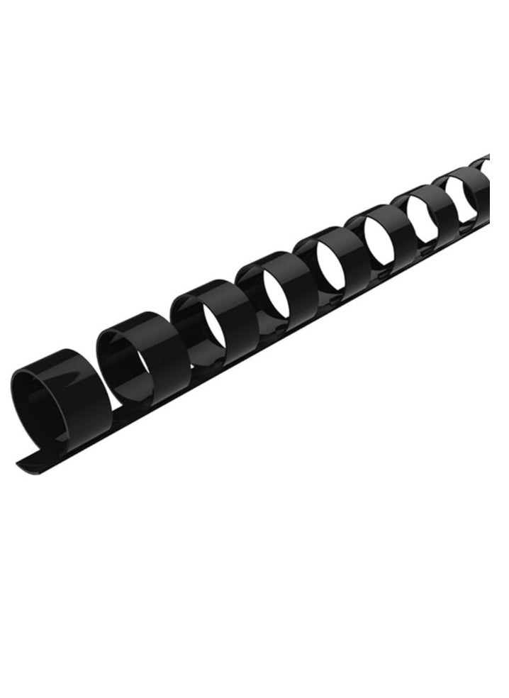 SUPER DEAL 100-Piece Plastic Binding Combs 12mm Black  - Image 2