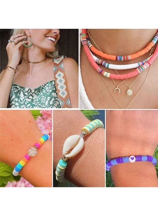 6000 Pcs Clay Beads for Bracelet Making Kits - Image 4