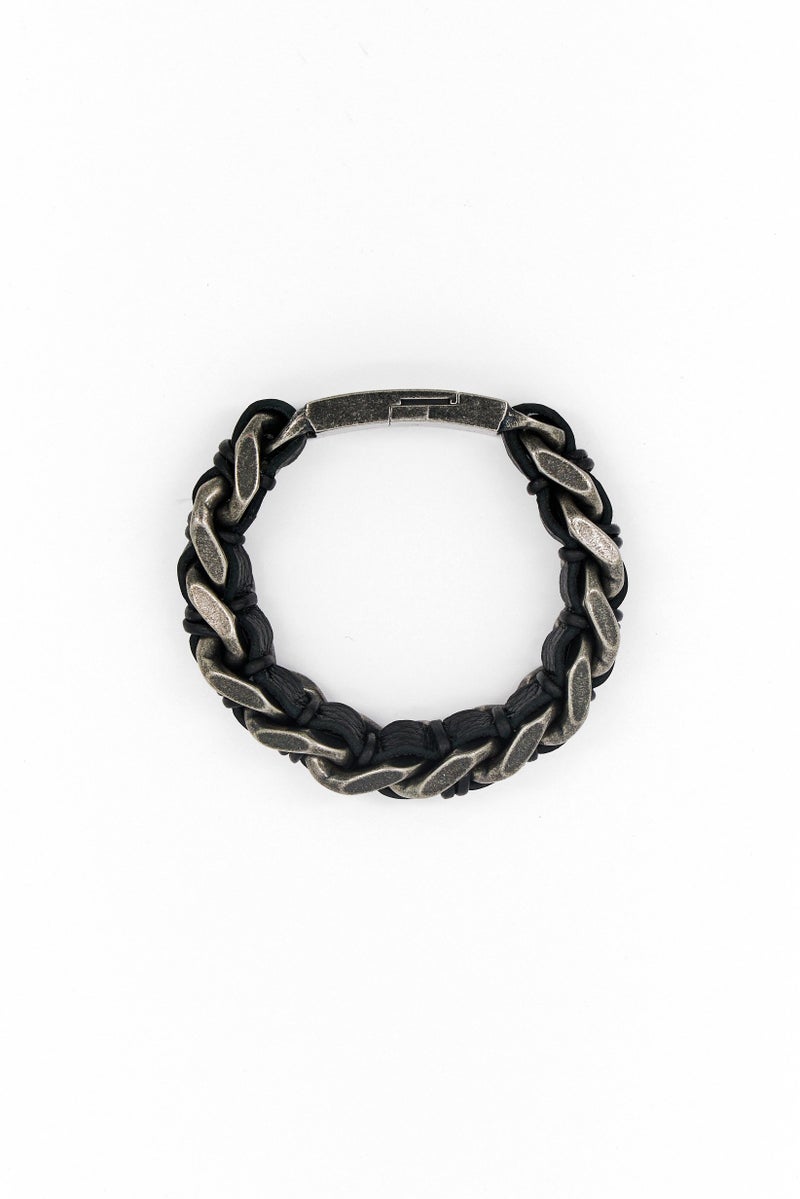 POLICE Men Chain Bracelet, Black  - Image 4
