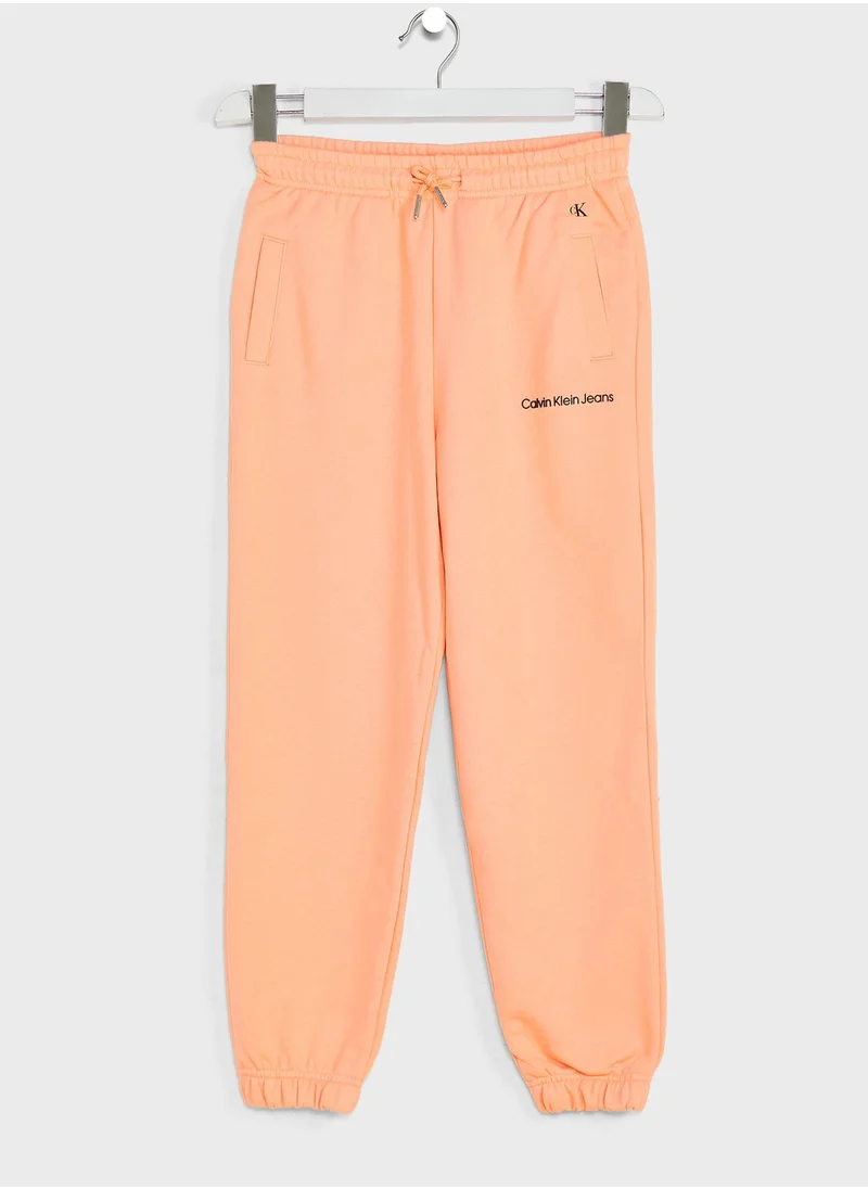 Calvin Klein Jeans Kids Logo Sweatpants