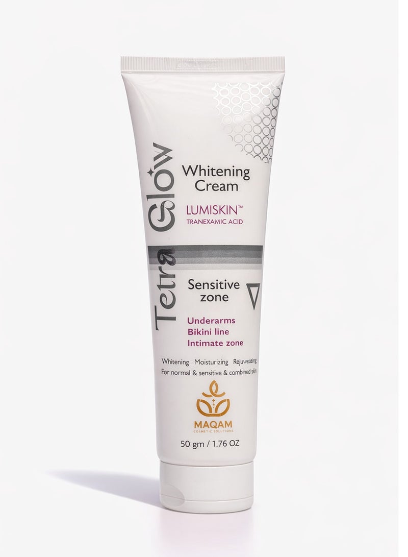 Tetra Glow Sensitive Zone Whitening Cream (50 gm)