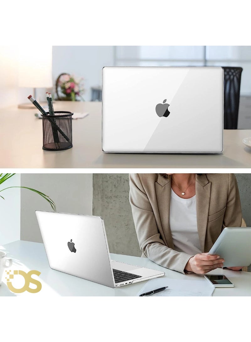 OS Transparent Protective Case for MacBook Air 13.6" (M2/M3) — Compatible with A2681 (2022) & A3113 (2024) — Scratch-Resistant, Lightweight, Shock-Absorbing Design with Ventilation — by OS STORE - Image 5