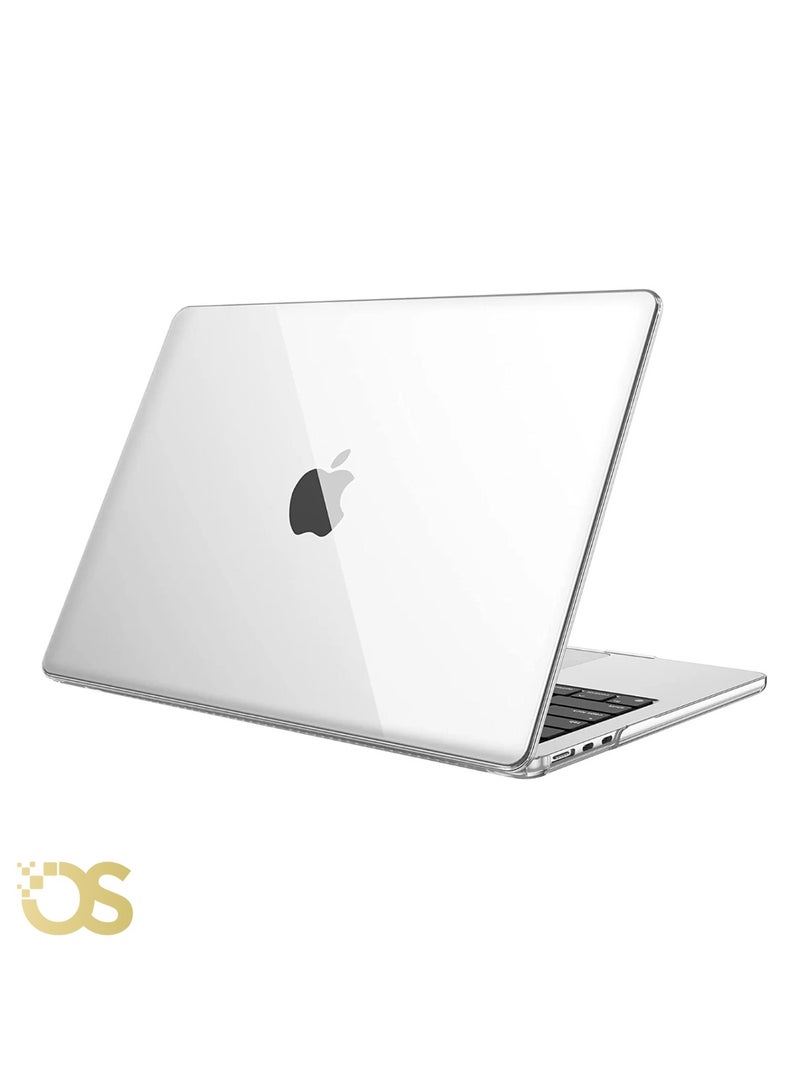 OS Transparent Protective Case for MacBook Air 13.6" (M2/M3) — Compatible with A2681 (2022) & A3113 (2024) — Scratch-Resistant, Lightweight, Shock-Absorbing Design with Ventilation — by OS STORE - Image 1