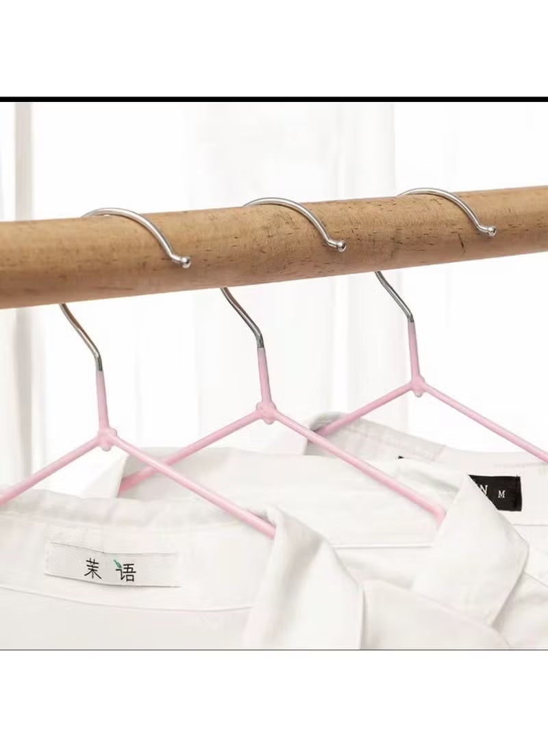 شماعة ستانلس ستيل مغطاة بالسليكون 10 قطع - Image 2