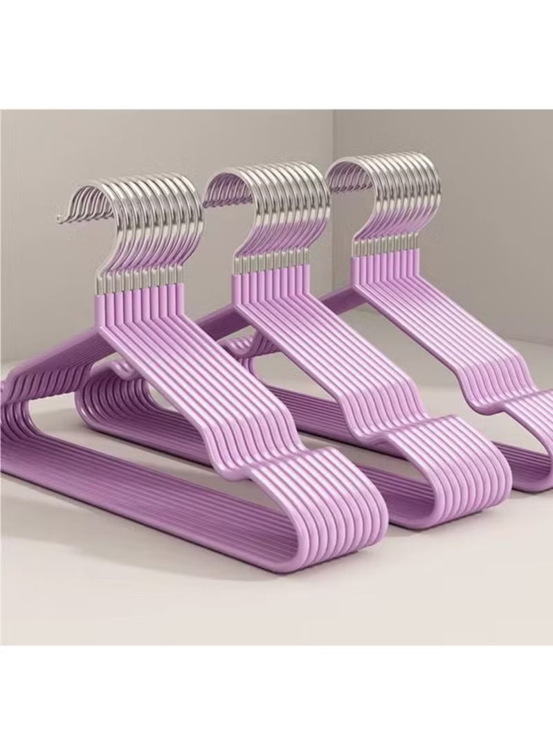 شماعة ستانلس ستيل مغطاة بالسليكون 10 قطع - Image 5