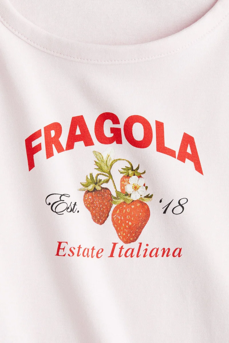 H&M Print-motif cotton T-shirt