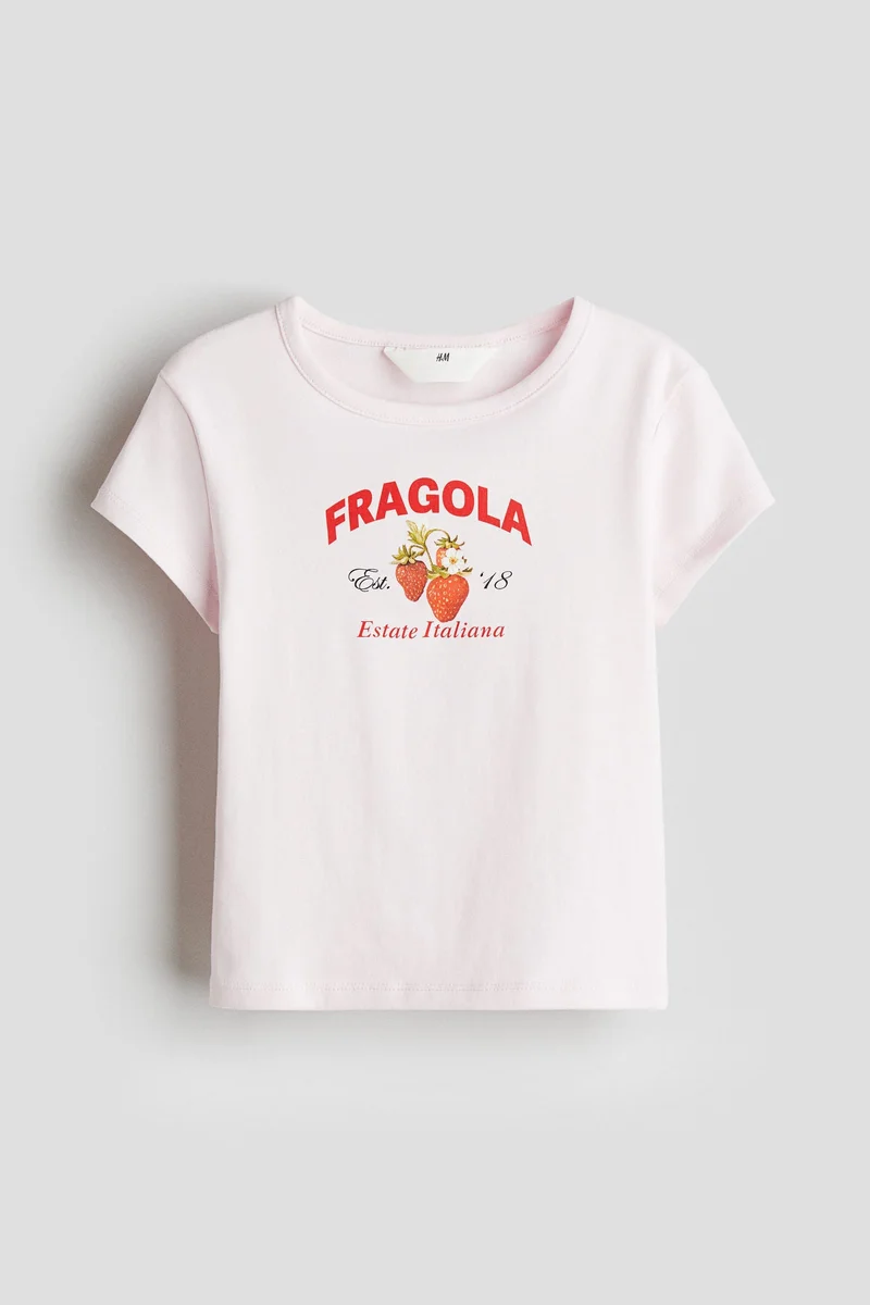 H&M Print-motif cotton T-shirt