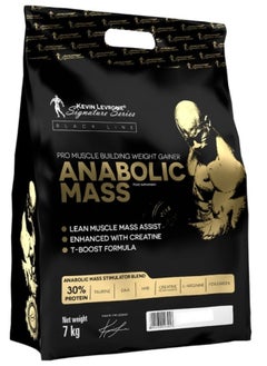 KEVIN LEVRONE Anabolic Mass, Pro Muscle Building Weight Gainer, Vanilla Flavour, 7kg 