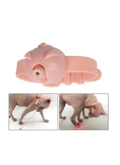 Wearable Automatic Cat Toys with LED Lights, USB Charging Electronic Training Collars, Amusing Cat Collar, Pet Training Chaser Interactive Toy