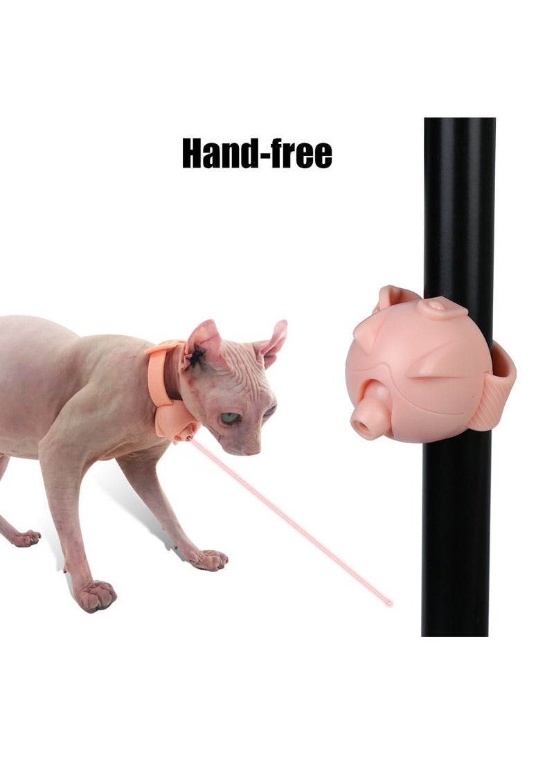 Generic - Wearable Automatic Cat Toys with LED Lights, USB Charging Electronic Training Collars, Amusing Cat Collar, Pet Training Chaser Interactive Toy - Image 1