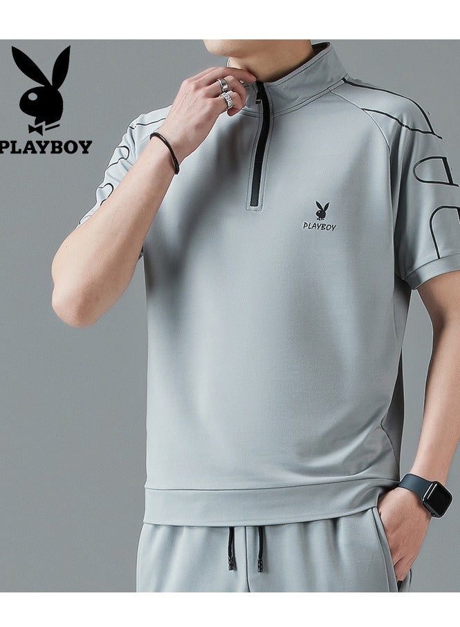 PLAYBOY Fashion Men's Business Casual POLO Shirt  - Image 1