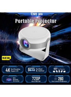 Tripsky T269pro Android 12.0 Projector Smart Portable HD Mini 4K Proyector 1080P Auto Correction Home Theater Projecter  - Image 3