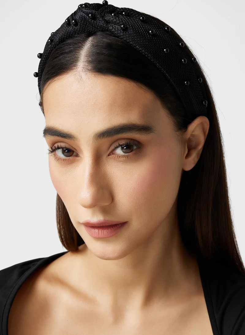 ELLA Pearl Knotted Headband