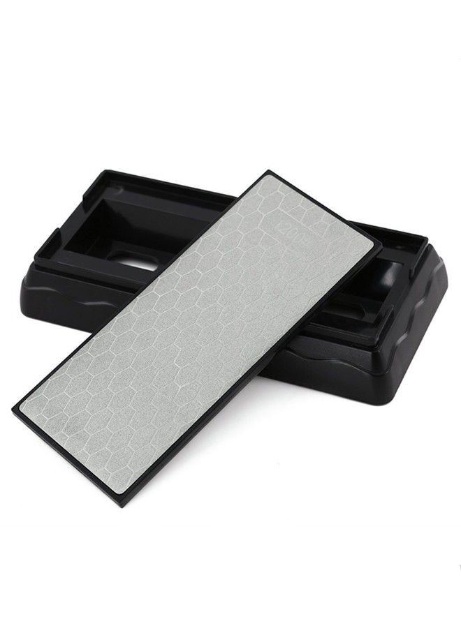 NIBEMINENT Double-Sided Diamond Sharpening Stone Black/Grey 17.8x8.9centimeter  - Image 3