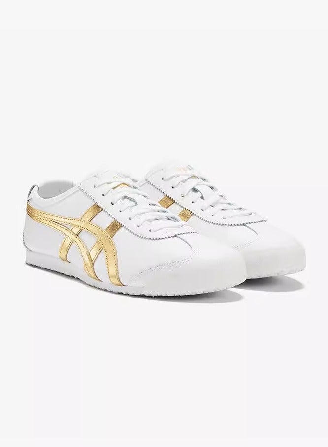 Onitsuka Tiger Mexico 66 Colorblock Sneakers White/Gold - Image 3