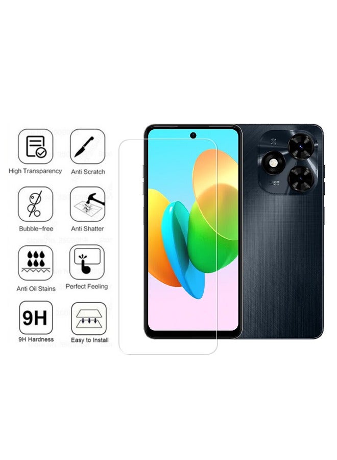 Occuwzz Tecno Spark20 Tempered Film HD Protective Mobile Phone Film to Prevent Screen Burst and Anti-fingerprint HD Mobile Phone Film to Protect the Mobile Phone Screen  - Image 2