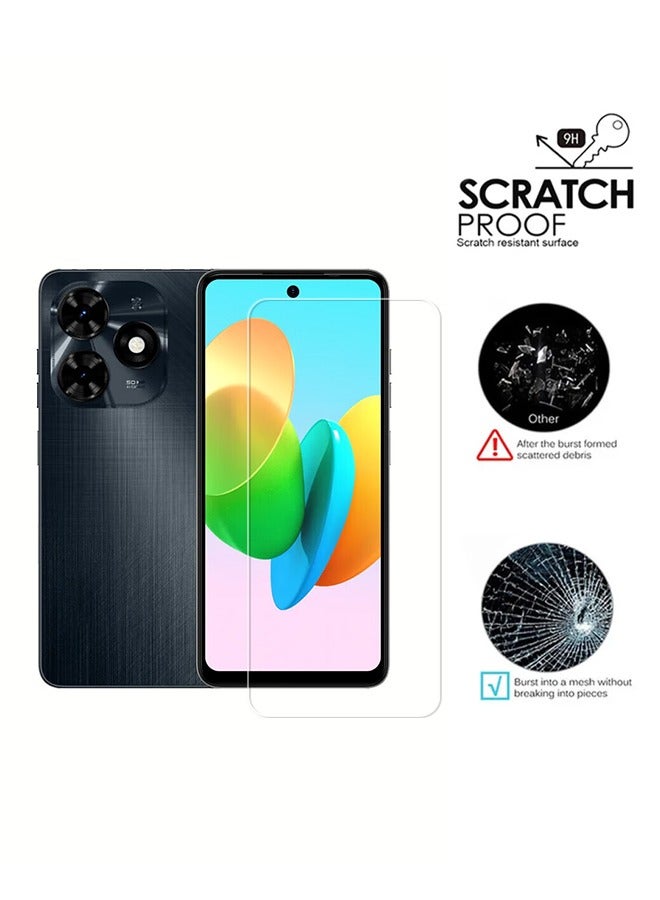 Occuwzz Tecno Spark20 Tempered Film HD Protective Mobile Phone Film to Prevent Screen Burst and Anti-fingerprint HD Mobile Phone Film to Protect the Mobile Phone Screen  - Image 4