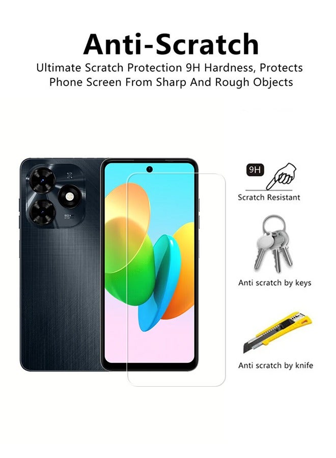 Occuwzz Tecno Spark20 Tempered Film HD Protective Mobile Phone Film to Prevent Screen Burst and Anti-fingerprint HD Mobile Phone Film to Protect the Mobile Phone Screen  - Image 3