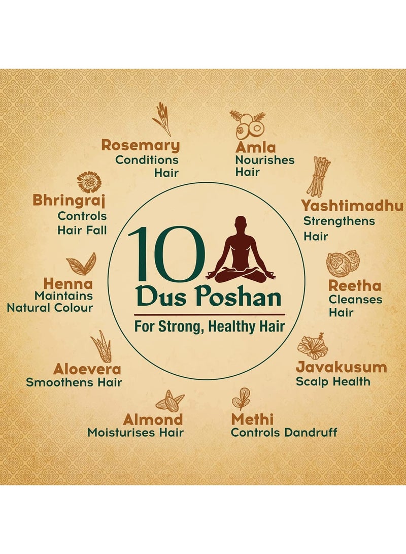 فاتيكا شامبو الأيورفيدا - 1 لتر | علاج الضرر | بقوة 10 مكونات لحل 10 شعر problems| لا بارابين | لجميع أنواع الشعر - Image 3