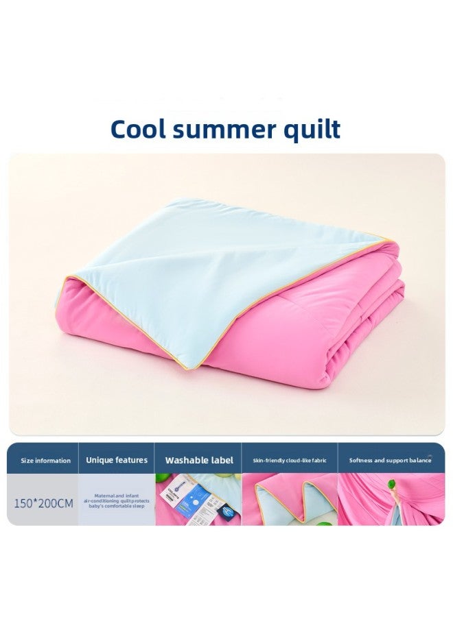 Para dual-Cool summer quilt-(150*200)Cooling Blankets for Hot Sleepers and Night Sweats，Breathable Soft Lightweight Smooth