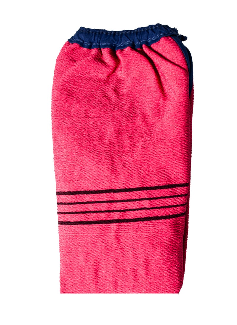 Moroccan MOROCCAN Korean Bath Gloves Double-Sided – 100% Viscose for Deep Exfoliation with Elastic Cuff  - Image 3