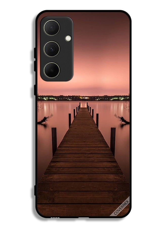 Covernex Samsung Galaxy A35 5G Protective Case Cover Pathway To Sea Evening - Image 1