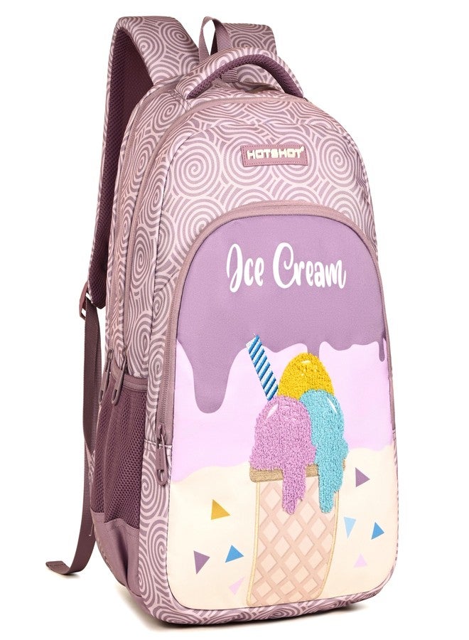 HOT SHOT ICECREAM_1812|school bag for boys|bag for kids|school bag for girls|backpack for boys |19 INCH|water resistant|for boys & girls|32L school bags - Image 2