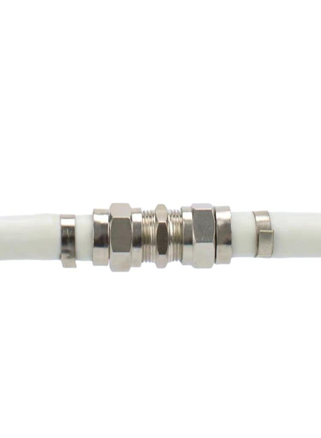 EZYUMM 6-Pack Coaxial Cable Connector, F-Type Female to Female RG6 Coax Extender Adapter for TV, Satellite, Cable Modem & VCR (Nickel Plated, High-Speed Signal) - Image 2