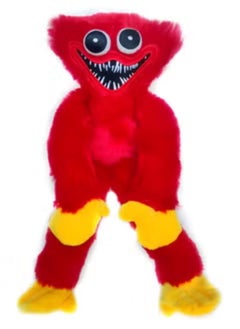 Huggy Wuggy ,Huggy Wuggy Plush,Huggy Wuggy Toy,Poppy Playtime Plushie Monster Doll, Creepy Toys,Green Yellow Black Blue Red Horror Plushies Doll Rosydawn BEITELL (Red)