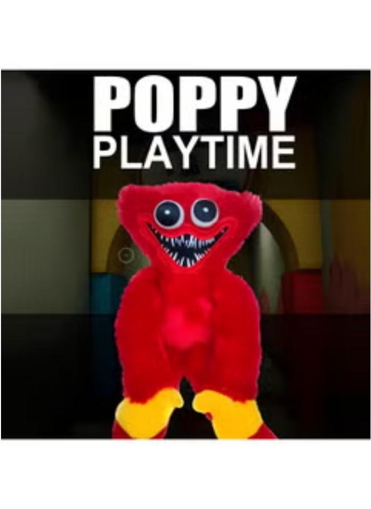 Generic - Huggy Wuggy ,Huggy Wuggy Plush,Huggy Wuggy Toy,Poppy Playtime Plushie Monster Doll, Creepy Toys,Green Yellow Black Blue Red Horror Plushies Doll Rosydawn BEITELL (Red) - Image 1