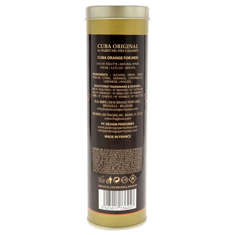 Cuba Orange By Cuba For Men Edt Spray,3.3 Fl Oz - Image 4
