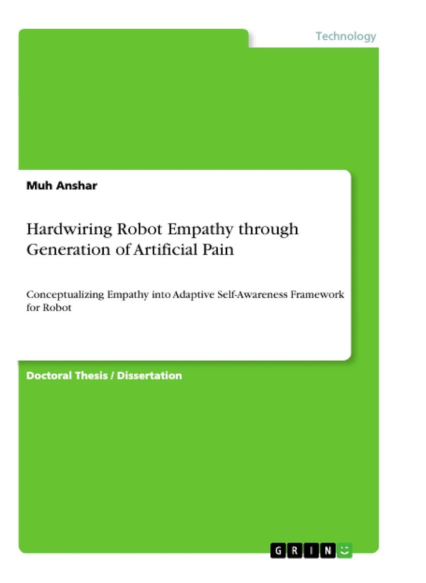 Hardwiring Robot Empathy through Generation of Artificial Pain: Conceptualizing Empathy into Adaptive Self-Awareness Framework for Robot 