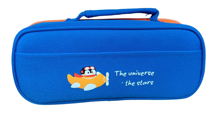 ONOTIC Pencil Case Large Capacity Pencil Bag, Side Pocket Pencil Pouch with Zipper Closure, Portable Makeup Pouch, Cute Stationery Bag for Students (The Universe The Star) - Image 4