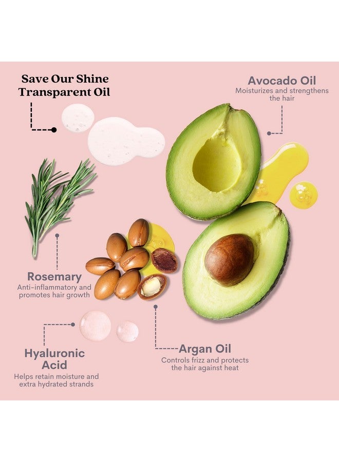 Pallure Pallure Transparent Hair Oil Treatment To Support Thicker, Voluminous, Fuller Looking Hair, Infused with Hyaluronic Acid, Biotin, Avocado and Rosemary Oil (3.4 Fl Oz)  - Image 3