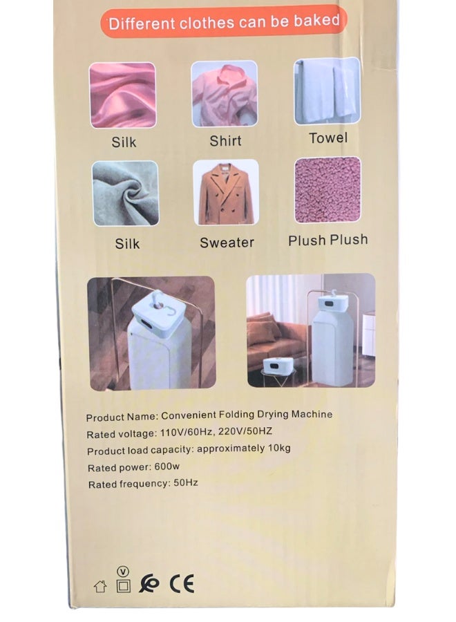 Convenient Folding Drying Machine, Portable Mini Clothes Dryer Foldable Clothes Dryers for Laundry Apartment,Rv,Travel,Hotel Home Dorm Camping  - Image 5