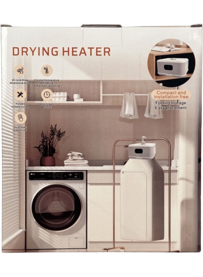 Convenient Folding Drying Machine, Portable Mini Clothes Dryer Foldable Clothes Dryers for Laundry Apartment,Rv,Travel,Hotel Home Dorm Camping  - Image 2