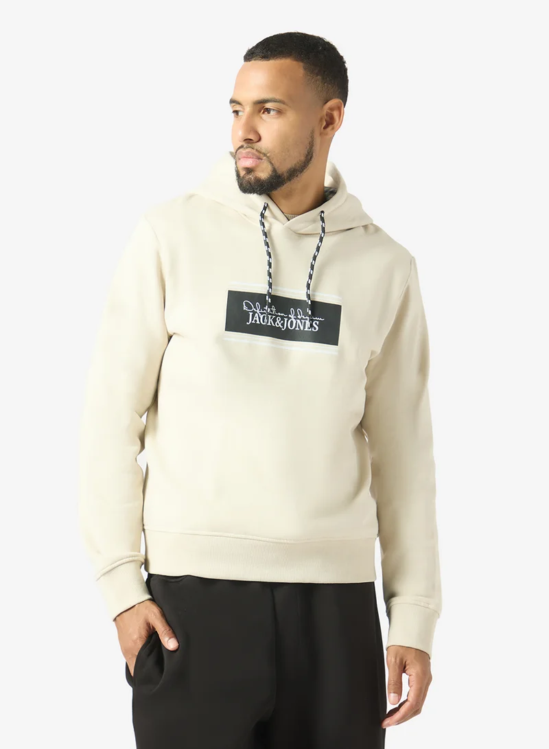 JACK & JONES Casual Logo Zip Hoodie