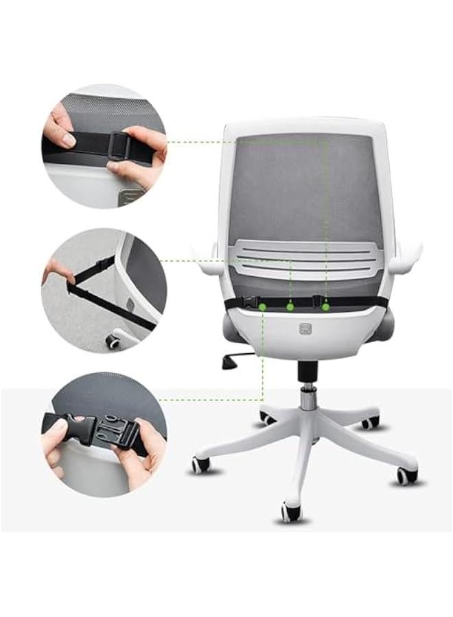SupWolf Wedge Car Seat Cushion, Comfortable Memory Foam Car Seat Cushion for Driving, Sciatica and Back Pain Relief, Seat Cushion for Car-Truck, Office, Wheelchair, Enhancing Driving Comfort (Grey) - Image 5