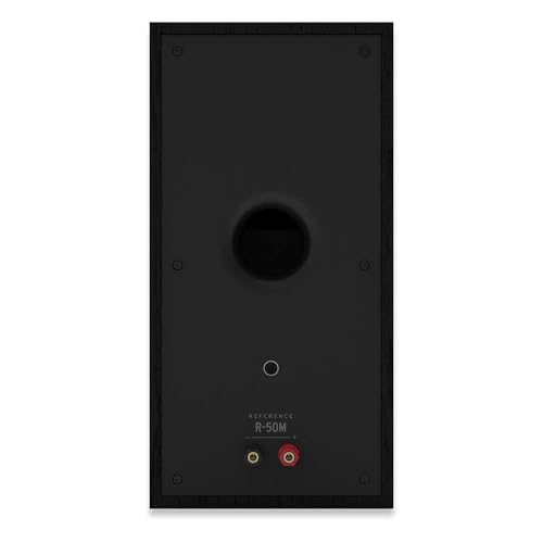 Klipsch كليبسش ريفرنس الجيل التالي R-50M مكبرات صوت رف الكتب المحملة بقرون مع مضخمات نحاسية مدورة 5.25" لأفضل صوت مسرحي منزلي في الفئة في اللون الأسود - Image 2