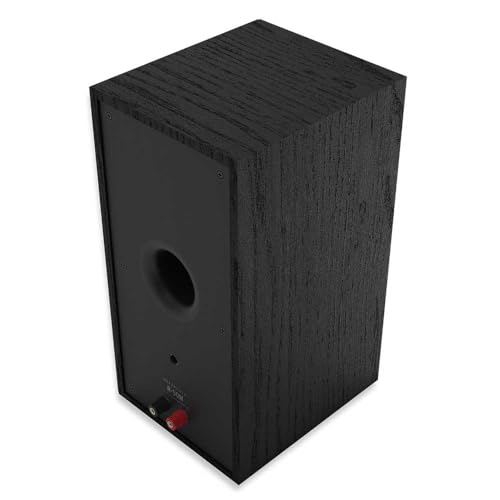 Klipsch كليبسش ريفرنس الجيل التالي R-50M مكبرات صوت رف الكتب المحملة بقرون مع مضخمات نحاسية مدورة 5.25" لأفضل صوت مسرحي منزلي في الفئة في اللون الأسود - Image 5