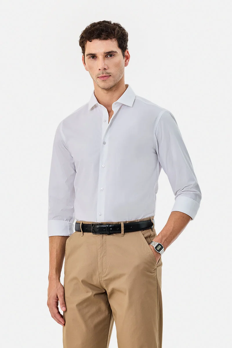 SNITCH 100% Cotton Slim Fit Luxe Shirt