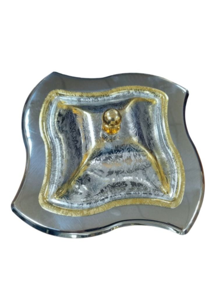 Jazz Large square engraved golden dates - Image 1