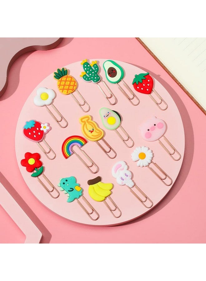 ايلان 36 قطعة من مشابك الورق المصنوعة من السيليكون وموزع العلامات المرجعية ومشبك المذكرات للأطفال والمدرسة والمعلم ولوازم المكتب والطلاب. - Image 5